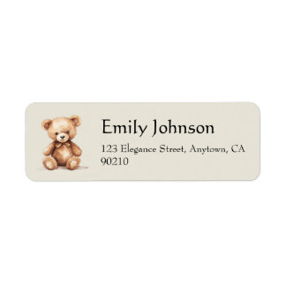 Étiquettes Ourson Mignon