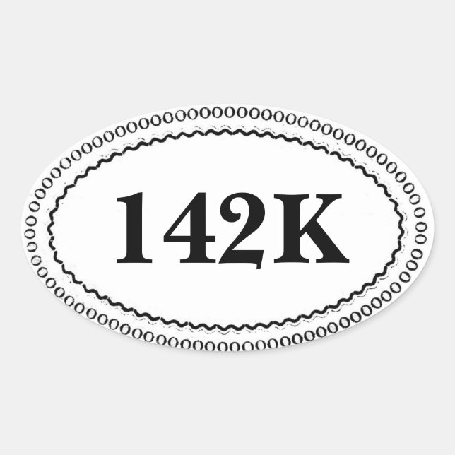 Étiquettes ovaux de frontière simples (Devant)