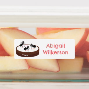 Étiquettes Patinage de la fourmi sur bande dessinée personnal