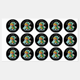 Étiquettes Patinage pour bébés Dinosaures   C'est comme ça qu