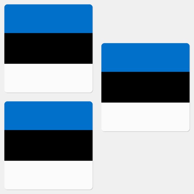 Étiquettes Pavillon Estonie (Groupe)