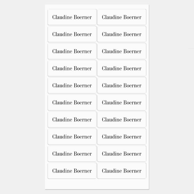 Étiquettes personnalisables pour Fabricant ou Arti (Feuille)