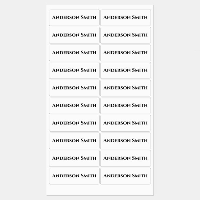 Étiquettes personnalisables pour Fabricant ou Arti (Feuille)