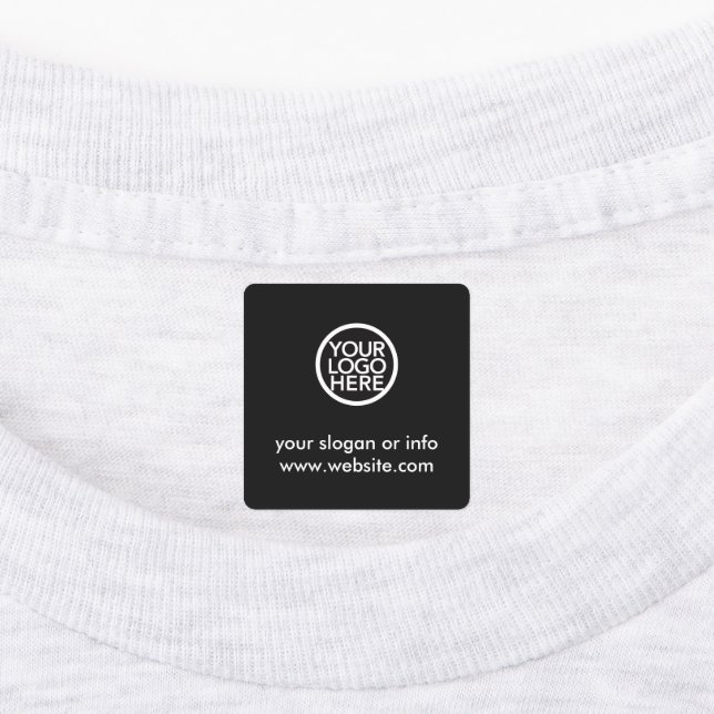 Étiquettes Personnalisé avec Logo, Slogan & Website (Apposé)