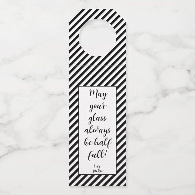 Étiquettes personnalisées pour bouteilles de vin (Devant)