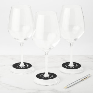 Étiquettes personnalisées pour verres à vin