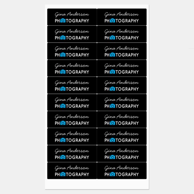 Étiquettes Photographie (Feuille)