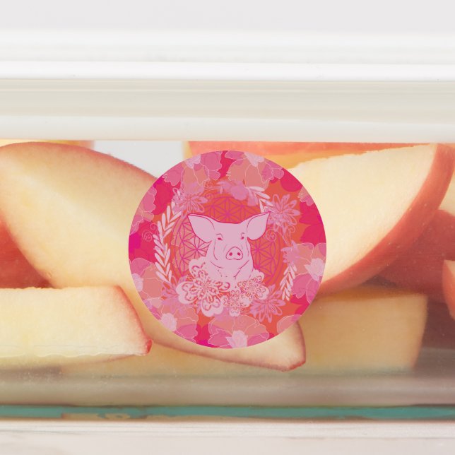 Étiquettes PiG Flower of life (Apposé)
