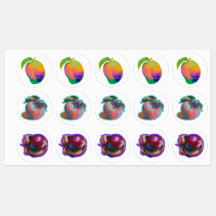 Pixel Glitch Art de Fruit