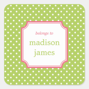 Étiquettes pois ou étiquettes cadeaux