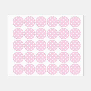 Étiquettes Polka dot