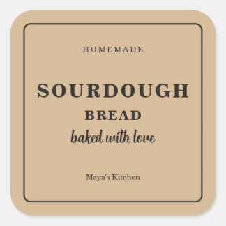 Étiquettes pour bâtonnets de pain au levain