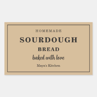 Étiquettes pour bâtonnets de pain au levain