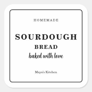 Étiquettes pour bâtonnets de pain au levain