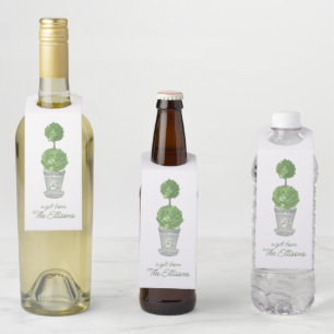 Étiquettes Pour Bouteilles Aquarelle de la nuance