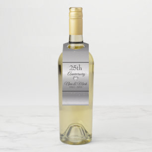 Étiquettes Pour Bouteilles Arrière - plan Argent Avec Étincelles