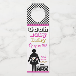 Étiquettes Pour Bouteilles Baby Shower Hip Hop Oooh Baby Baby Supports Bibero