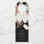 Étiquettes Pour Bouteilles Black Premium Pampas Grass Jungle Mariage Floral<br><div class="desc">Black Premium Pampas Grass Jungle Floral Mariage Étiquette à vin. Cela fera partie de la suite. #pampasgrass #jungleMariage #jungleinvitation #coralmariage #weddingmenu #désertons #lasvegasMariage #terracottamariage #peachmariage #pampasweddmenu #pampas #terracotta #corail #peach #naturalmariage #driedgrass #driedpampas #wabisabimariage #nature #mariage</div>