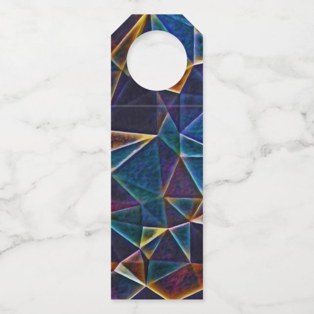 Étiquettes Pour Bouteilles Bulles Brisées  (Devant)