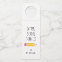 Cadeau pour l'enseignant Fournitures après l'école
