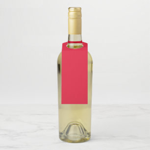 Étiquettes Pour Bouteilles Cadmium Rouge couleur solide