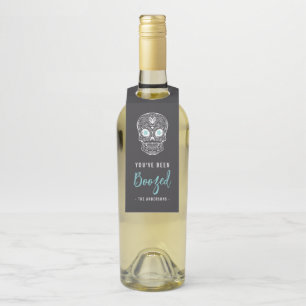 Étiquettes Pour Bouteilles Calavera Crâne Vous Avez Été Arrosé Halloween