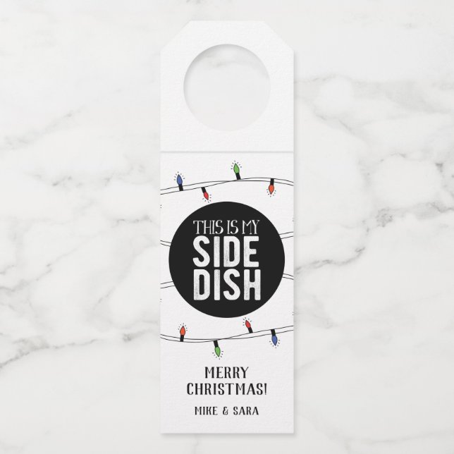 Étiquettes Pour Bouteilles C'Est Mon Jour De Noël (Devant)