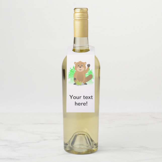 Étiquettes Pour Bouteilles Clipart mole (Sur bouteille)