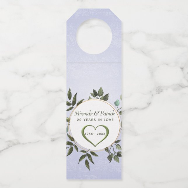 Étiquettes Pour Bouteilles Colère verte (Devant)