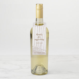 Étiquettes Pour Bouteilles Collecteur de fonds Brown et blanc d'antiquité