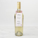 Étiquettes Pour Bouteilles Collection de Mariages de cartes de lecture Monogr<br><div class="desc">Célébrez dans le style avec ces cintres design et très tendance de bouteilles de vin mariage. Ce design est facile à personnaliser avec votre libellé d'événement spécial et vos invités seront ravis quand ils verront ces fabuleux cintres de bouteilles.</div>
