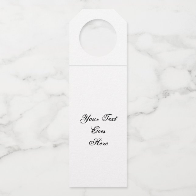 Étiquettes Pour Bouteilles Customisez-Le ! (Devant)