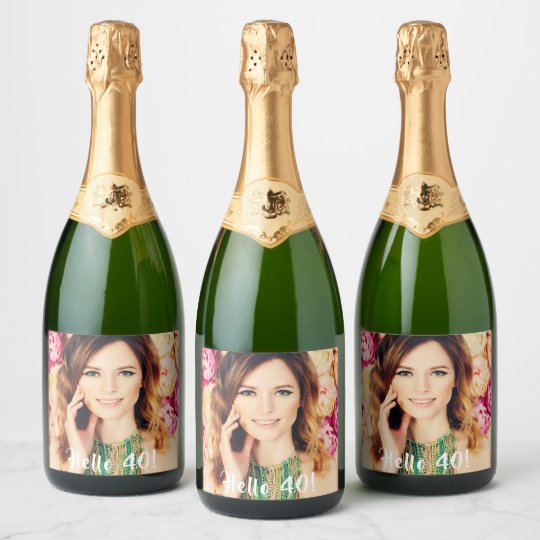 Etiquettes Pour Bouteilles De Champagne 40eme Anniversaire Photo Personnalisable Zazzle Fr Etiquettes Pour Bouteilles De Champagne 40eme Anniversaire Photo Personnalisable Zazzle Fr