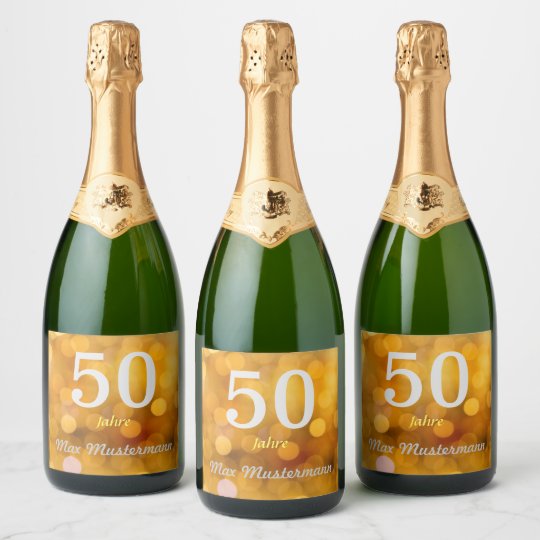 Etiquettes Pour Bouteilles De Champagne L Anniversaire Personalisierte Zazzle Fr