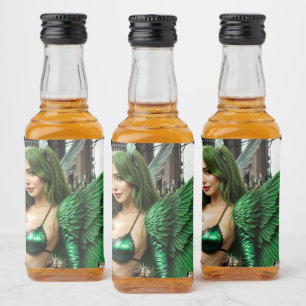 Étiquettes Pour Bouteilles De Liqueur Absinthe Green Fairy