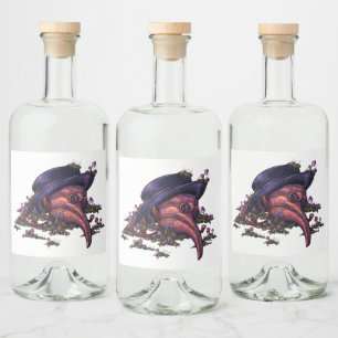 Étiquettes Pour Bouteilles De Liqueur Alchimie de la désintégration