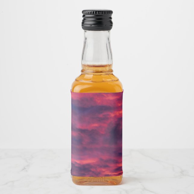 Étiquettes Pour Bouteilles De Liqueur août rouge (Devant)