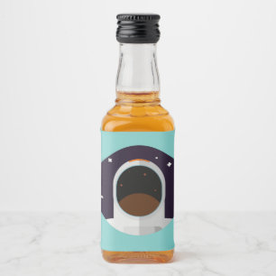 Étiquettes Pour Bouteilles De Liqueur astronaute espace astronomie univers