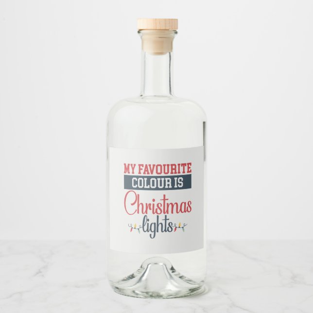 Étiquettes Pour Bouteilles De Liqueur Balise cadeau (Devant)