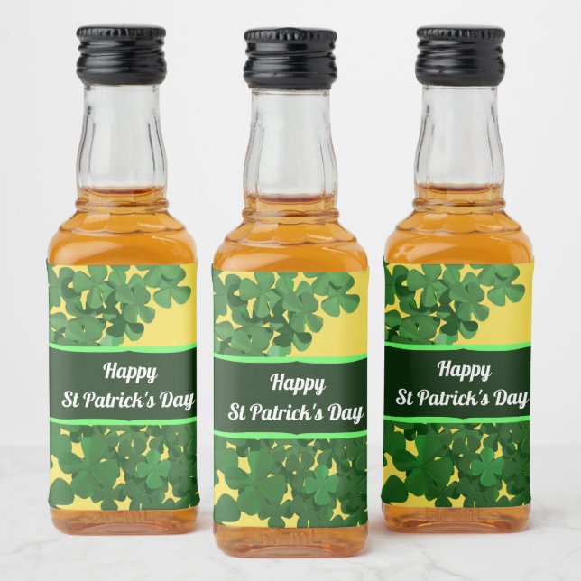 Étiquettes Pour Bouteilles De Liqueur Bonne Saint Patrick's Day (Bouteilles)