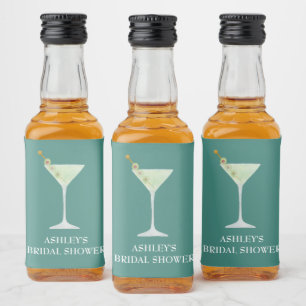 Étiquettes Pour Bouteilles De Liqueur Cadeau de mariage cocktail Martini Enterrement de