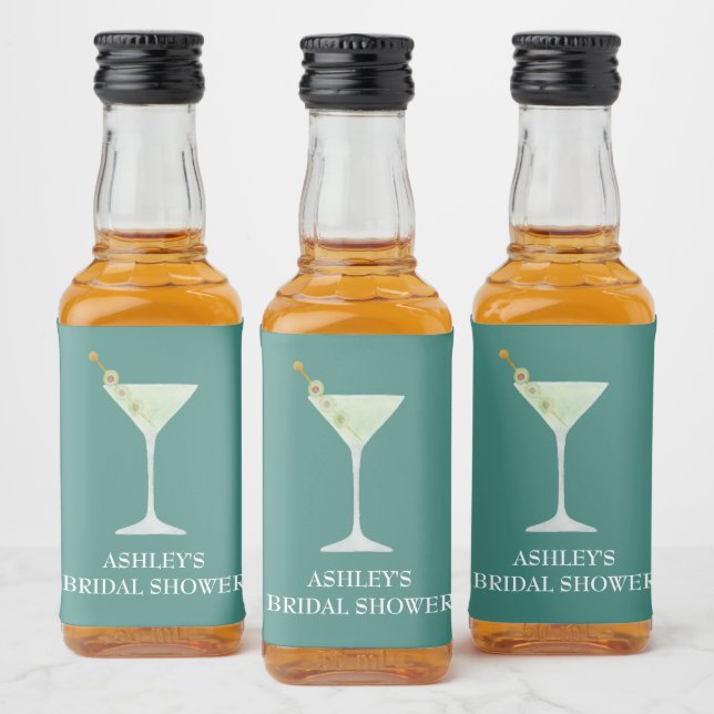 Étiquettes Pour Bouteilles De Liqueur Cadeau de mariage cocktail Martini Enterrement de  (Bouteilles)