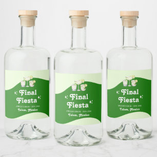 Étiquettes Pour Bouteilles De Liqueur Citron Vert Citrus Fiesta Ultime Enterrement de Vi