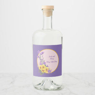 Étiquettes Pour Bouteilles De Liqueur Collection Spring Garden