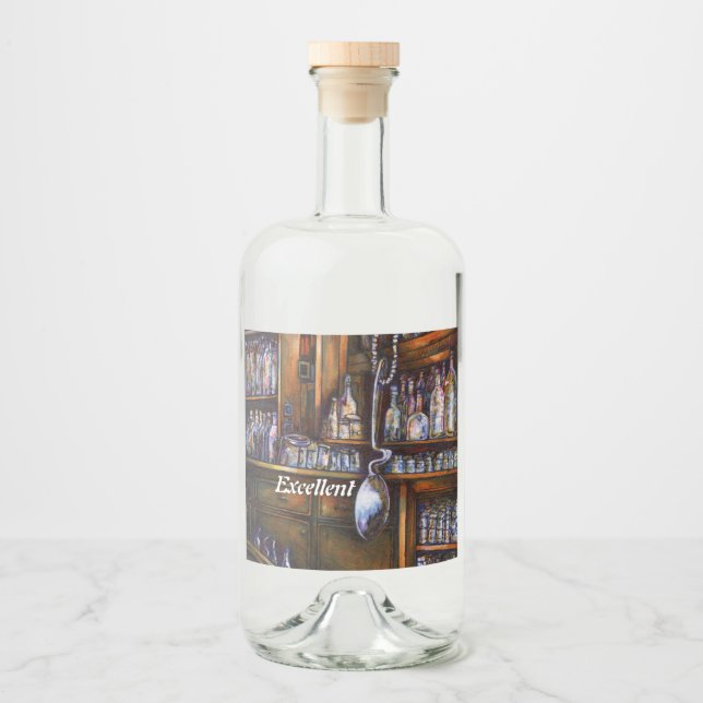 Étiquettes Pour Bouteilles De Liqueur Compris implicitement (Devant)
