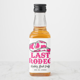 Étiquettes Pour Bouteilles De Liqueur Cowgirl Disco Dernier Rodéo Enterrement de Vie de 