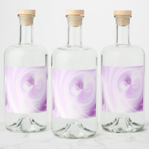 Étiquettes Pour Bouteilles De Liqueur Créez vos propres brindilles blanches - Rose