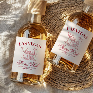 Étiquettes Pour Bouteilles De Liqueur Drunin In Love Cocktails Bachelorette Social Club