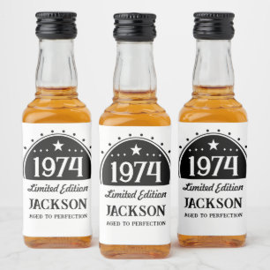 Étiquettes Pour Bouteilles De Liqueur Edition limitée 50e anniversaire