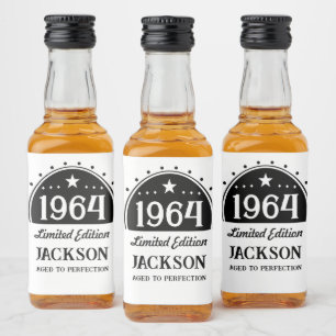 Étiquettes Pour Bouteilles De Liqueur Edition limitée 60e anniversaire